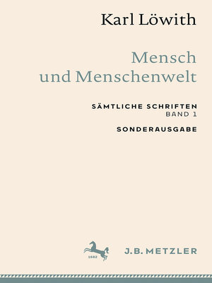 cover image of Mensch und Menschenwelt